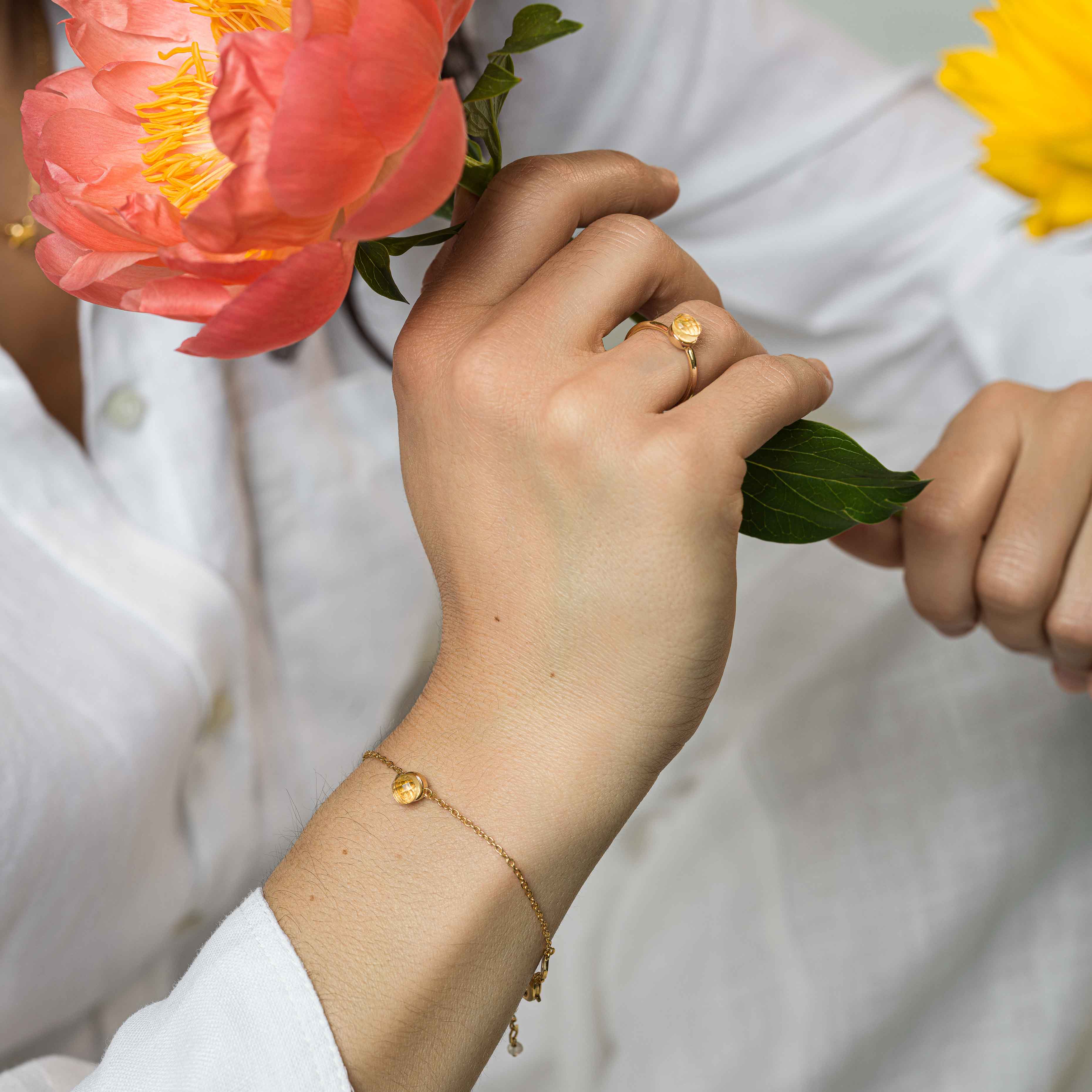 Bracelet Aurora en pierre Citrine - SLOYA